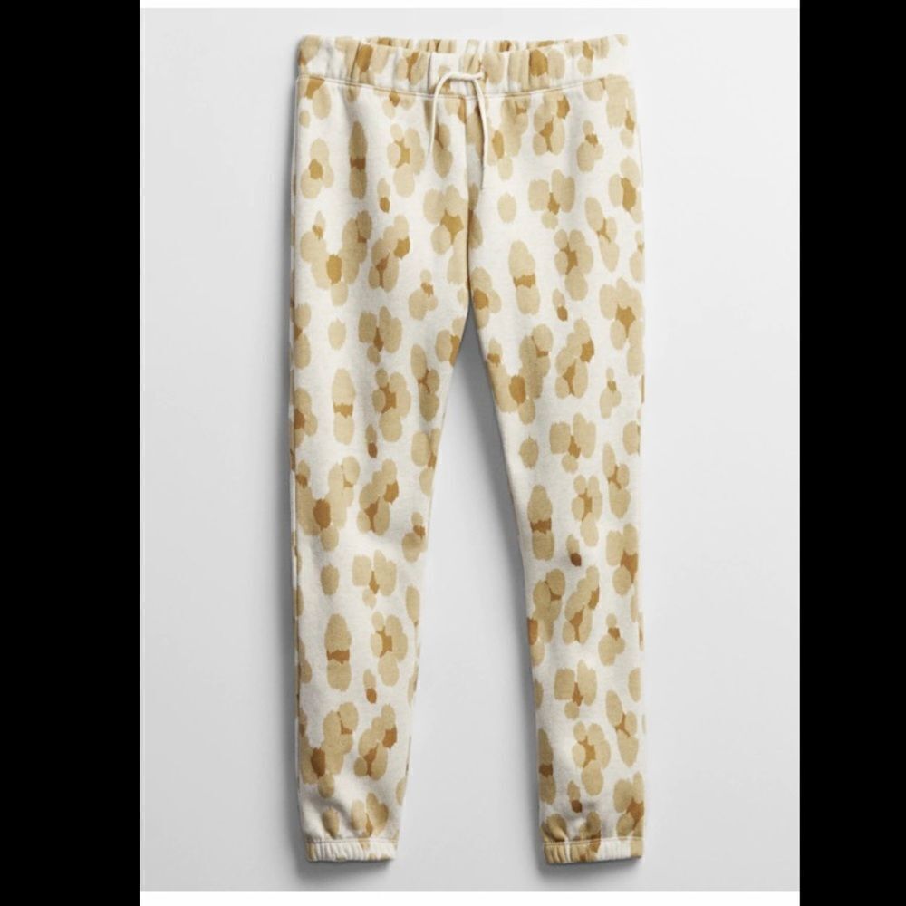 New GAP Animal Print Jogger Sweatpants XXL 14 16